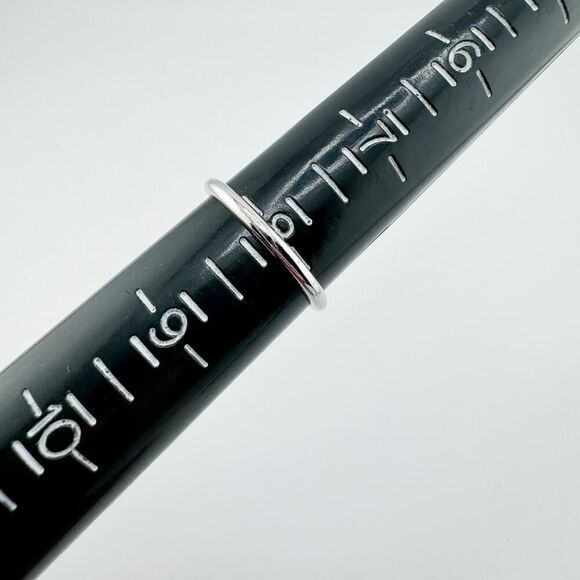 Vintage 925 Sterling Silver Solitaire CZ Cocktail Ring Retro Glam Minimalist - Picture 6 of 6